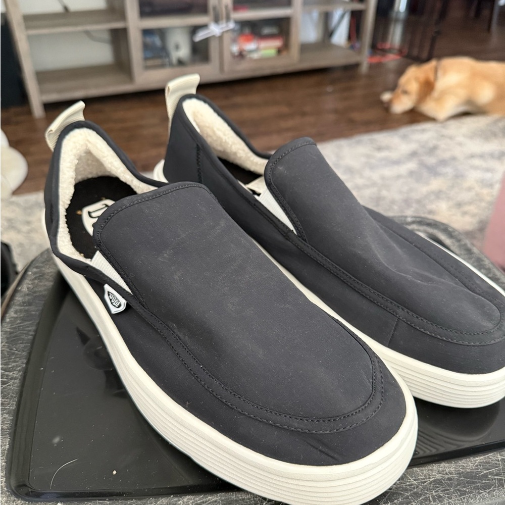 Hey Dude Men's Black Slip-On Shoes